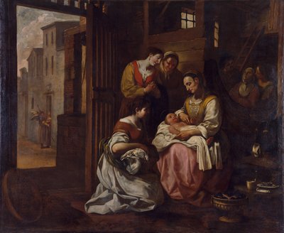 Birth of Saint Francis by Antoni Viladomat